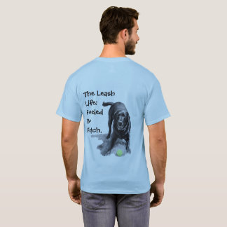 フェッチの力で駆り立てられる Tシャツ