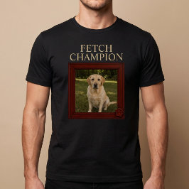 フェッチチャンピオン カスタム 楽しい犬 Tシャツ