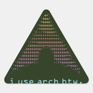 フェッチ暗 – 色 三角形シール