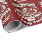 フェットチーネはスパゲティのいとこファンシーに当たる ラッピングペーパー (ロールコーナー)