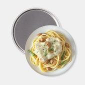 フェットツーチーニおもしろいアルフレド食品 マグネット (正面/裏面)