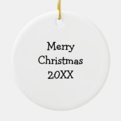 フェットツーチーニおもしろいパスタ食品 セラミックオーナメント (裏面)