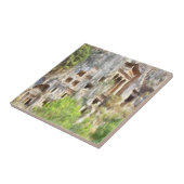 フェティエ古代リシアンの墓水色 タイル (側面)