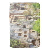 フェティエ古代リシアンの墓水色 バスマット (正面縦)