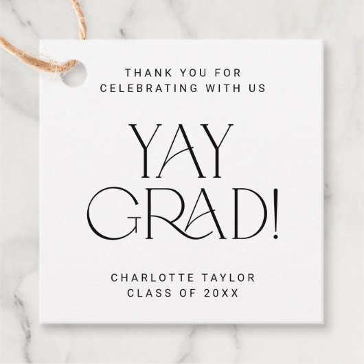 フェテモダンイミニマルー卒業ありがとう卒業 フェイバータグ (正面)