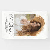 フェテモダンイミニマルー卒業写真アーチ卒業 横断幕 (横)