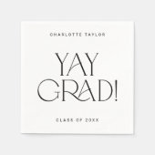 フェテモダン |イミニマルー卒業 スタンダードカクテルナプキン (正面)