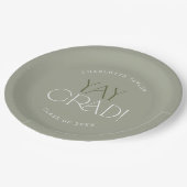 フェテモダン |グリーンイェーグラード卒業 ペーパープレート (アングル)