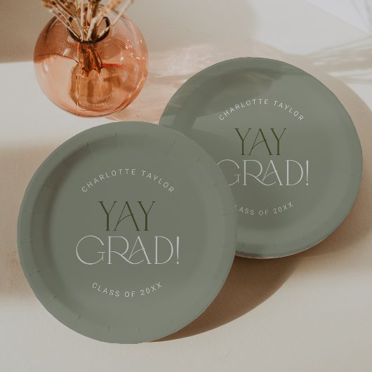 フェテモダン |グリーンイェーグラード卒業 ペーパープレート