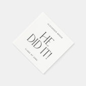 フェテモダン |彼ミニマルは卒業した スタンダードカクテルナプキン (角)