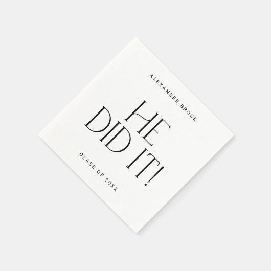 フェテモダン |彼ミニマルは卒業した スタンダードカクテルナプキン (角)