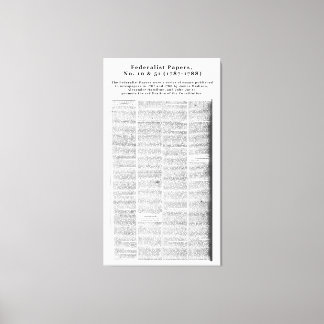 フェデラリスト紙10号と51号(1787年~1788年) キャンバスプリント