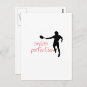 フェデラーTシャツスイスの完璧 ポストカード (正面/裏面)