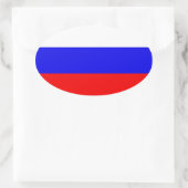 フェデレーショロシアのンフラグ 楕円形シール (バッグ)