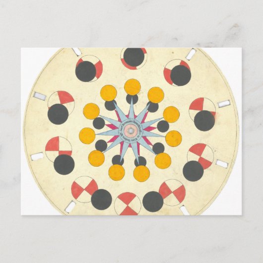 フェナキスコープ・ディスク・ヴィンテージ葉書 ポストカード (正面)