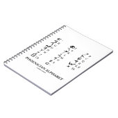 フェニキア文字（古代言語の記号） ノートブック (左側)