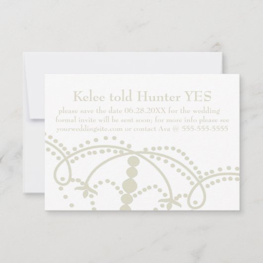 フェニキア発表 案内状 (正面)