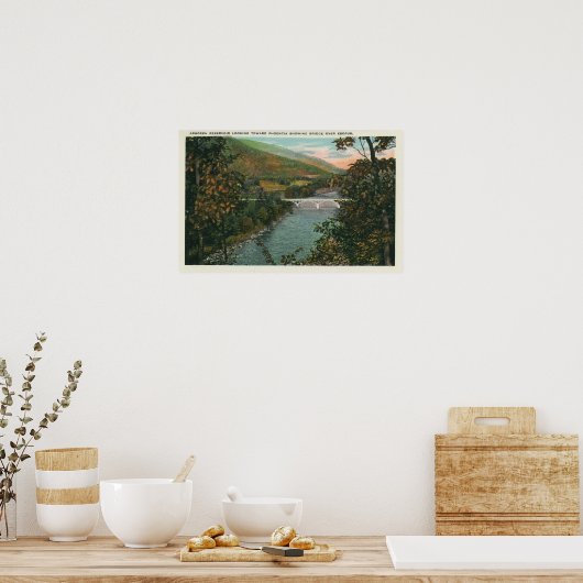 フェニキア、エソプス橋 ポスター (キッチン)