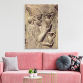 フェニキ運シアの2つの提供、詳細レリーフ、 浮き彫り キャンバスプリント (インサイチュ (リビング))