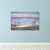 フェニコペルス・フラミンゴ キャンバスプリント (インサイチュ (ウッドフロア))