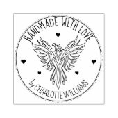 フェニッエレガントクカスタムの愛で手作り ラバースタンプ (インプリント)