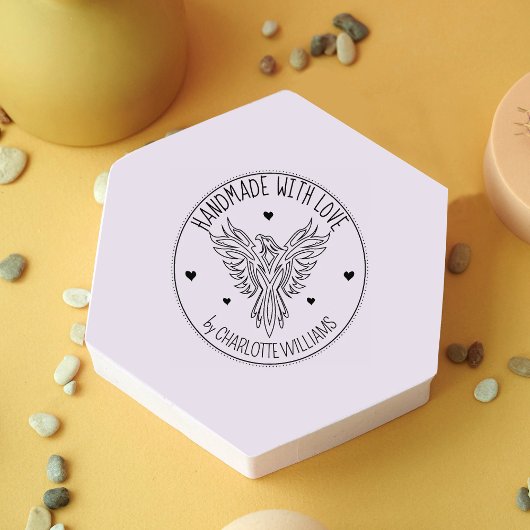 フェニッエレガントクカスタムの愛で手作り ラバースタンプ