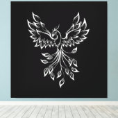 フェニックスがブラックで登場 キャンバスプリント (インサイチュ (ウッドフロア))