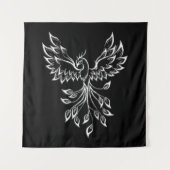 フェニックスがブラックで登場 タペストリー (正面)