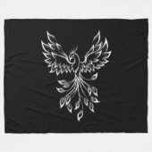 フェニックスがブラックで登場 フリースブランケット (正面(横))