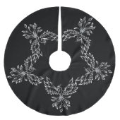 フェニックスがブラックで登場 ブラッシュドポリエステルツリースカート (正面)