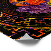 フェニックスとドラゴン – カラー ポスター (角)