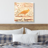 フェニックスと碑文を描いた熱宝塔 キャンバスプリント (インサイチュ (寝室))