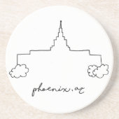 フェニックスのアリゾナシンプルーモダンテンプル コースター (正面)