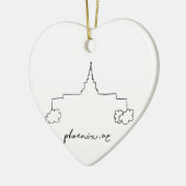 フェニックスのアリゾナシンプルーモダンテンプル セラミックオーナメント (左)