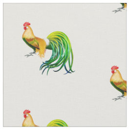 フェニックスのオンドリの鶏の生地 ファブリック