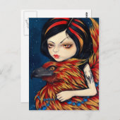 "フェニックスのタトゥー" ポストカード (正面/裏面)