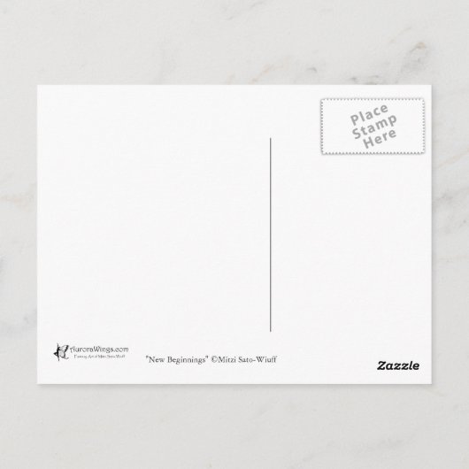 フェニックスのファンタジーの郵便はがきを持つ中国のな花嫁 ポストカード (裏面)