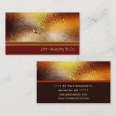 フェニックスのレトロの火のカスタムな名刺 名刺 (正面/裏面)