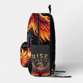 フェニックスの上に上昇 プリントバックパック (右)