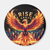 フェニックスの上に上昇 マグネット (正面)