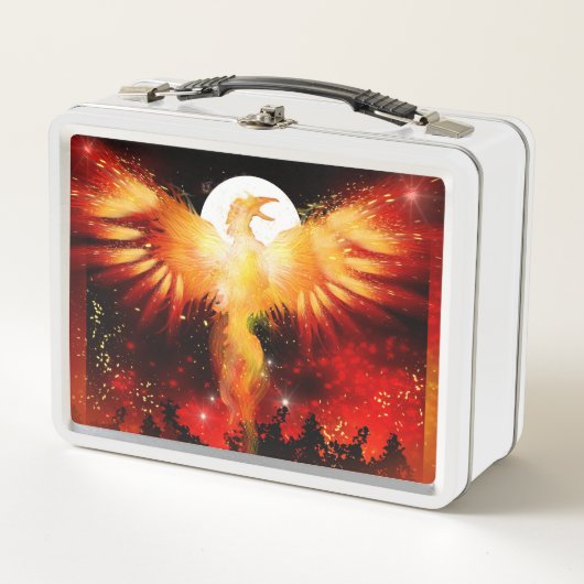 フェニックスの上昇のお弁当箱 メタルランチボックス (正面)
