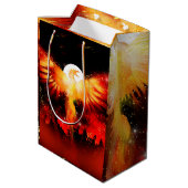 フェニックスの上昇のギフトバッグ ミディアムペーパーバッグ (裏面アングル)