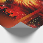 フェニックスの上昇の包装紙 ラッピングペーパー (角)