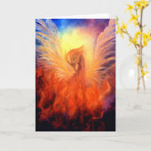 フェニックスの上昇カード カード (黄色い花)