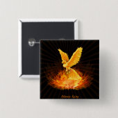 フェニックスの上昇 缶バッジ (正面&裏面)