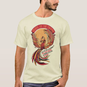 フェニックスの十字型エンブレムの順序 Tシャツ