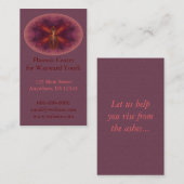 フェニックスの卵の抽象美術 名刺 (正面/裏面)