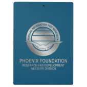 フェニックスの基礎(西R & D)フェイクな銀 クリップボード (裏面)