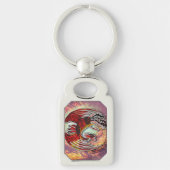 フェニックスの復活:人生の炎から立ち上がる キーホルダー (正面)