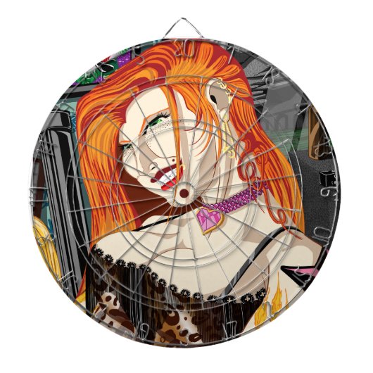 フェニックスの投げ矢板 ダーツボード (正面)